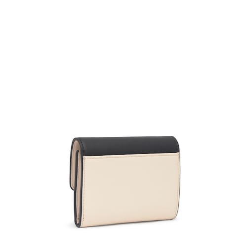 Cartera Flap beige Kaos Icon