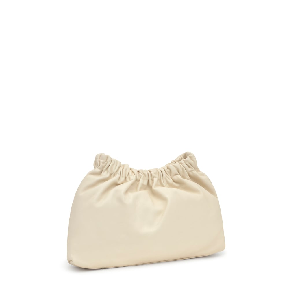 Clutch bandolera de piel beige TOUS Cloud Clutch bandolera de piel beige TOUS Cloud