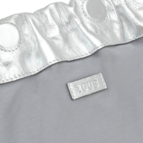 Silver-colored Crossbody clutch bag TOUS Cloud