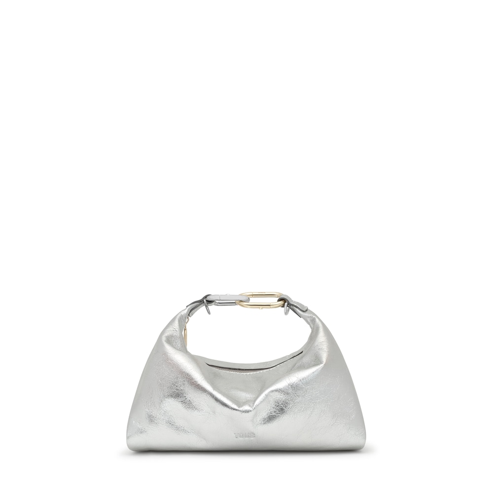 Silver-colored Crossbody clutch bag TOUS Cloud