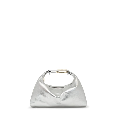 Silver-colored Crossbody clutch bag TOUS Cloud