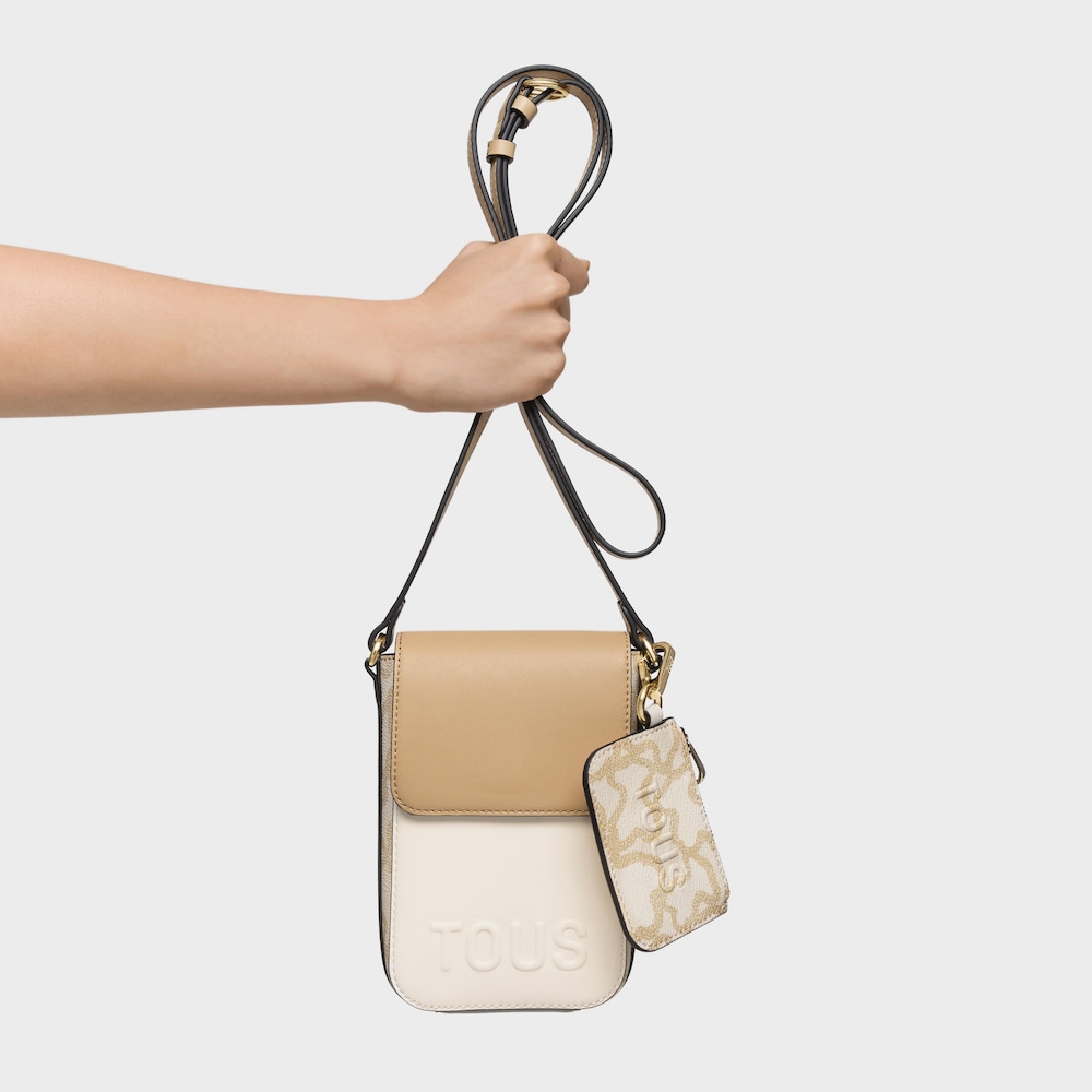 Z&aacute;vesn&eacute; Puzdro na telef&oacute;n pieskovej farby Kaos Icon