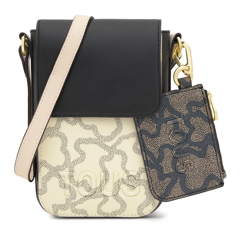 Funda de m&oacute;vil colgante negra Kaos Icon