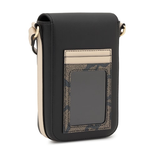 Funda de móvil colgante negra Kaos Icon