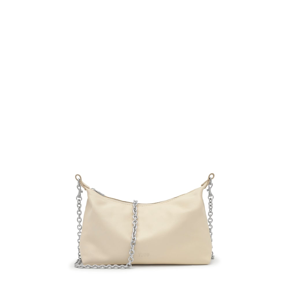 Mini bandolera de piel beige TOUS Hold image number 0