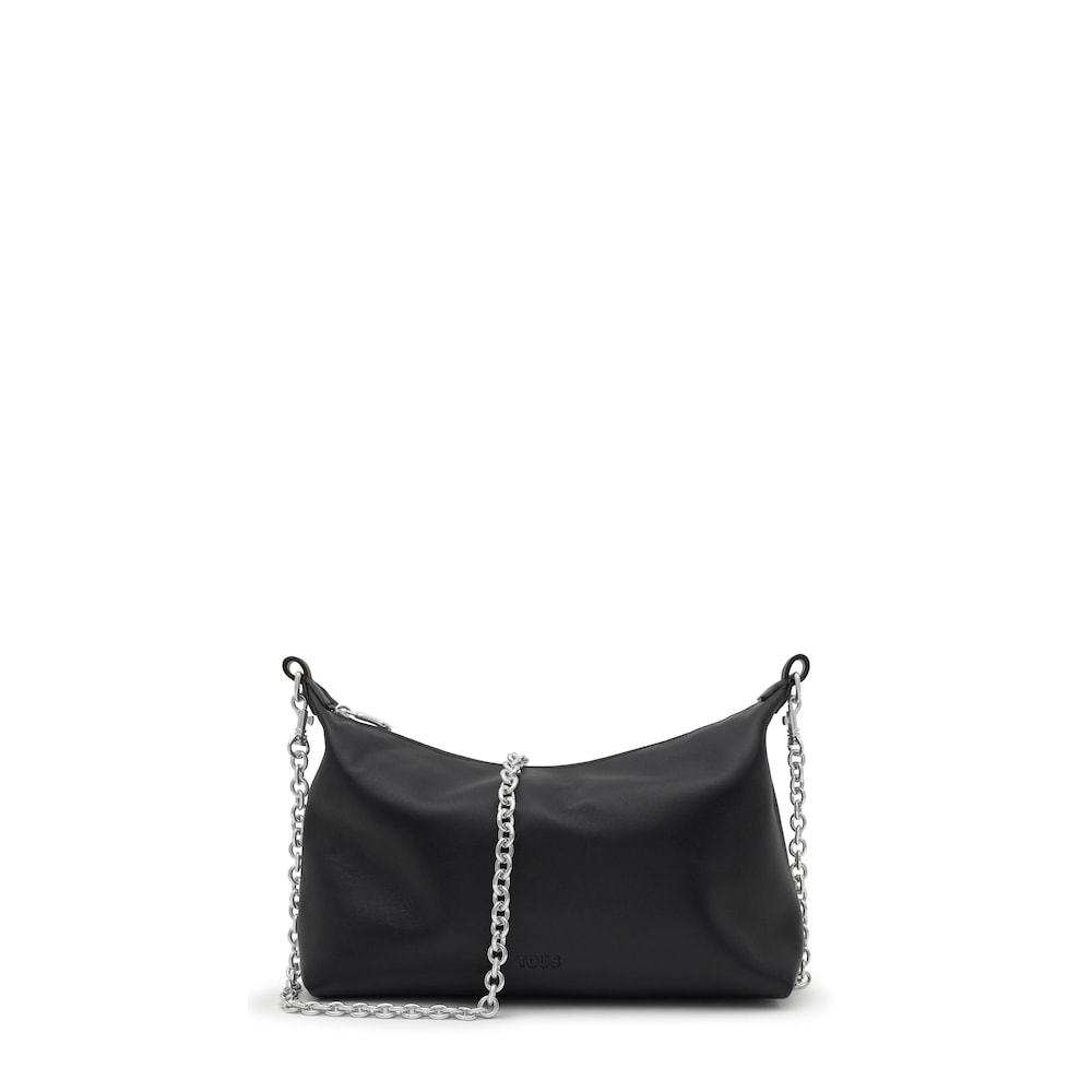 Mini bandolera de piel negra TOUS Hold image number 0