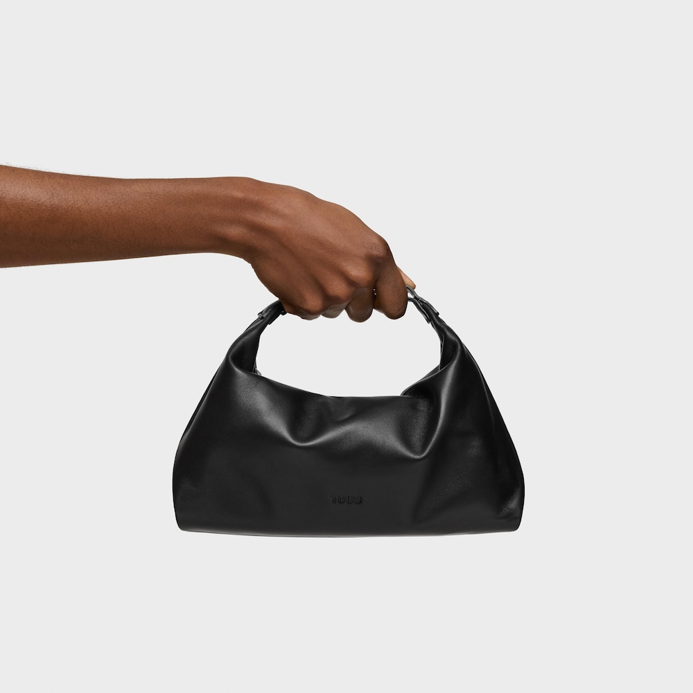 Mini borsa a tracolla nera TOUS Hold