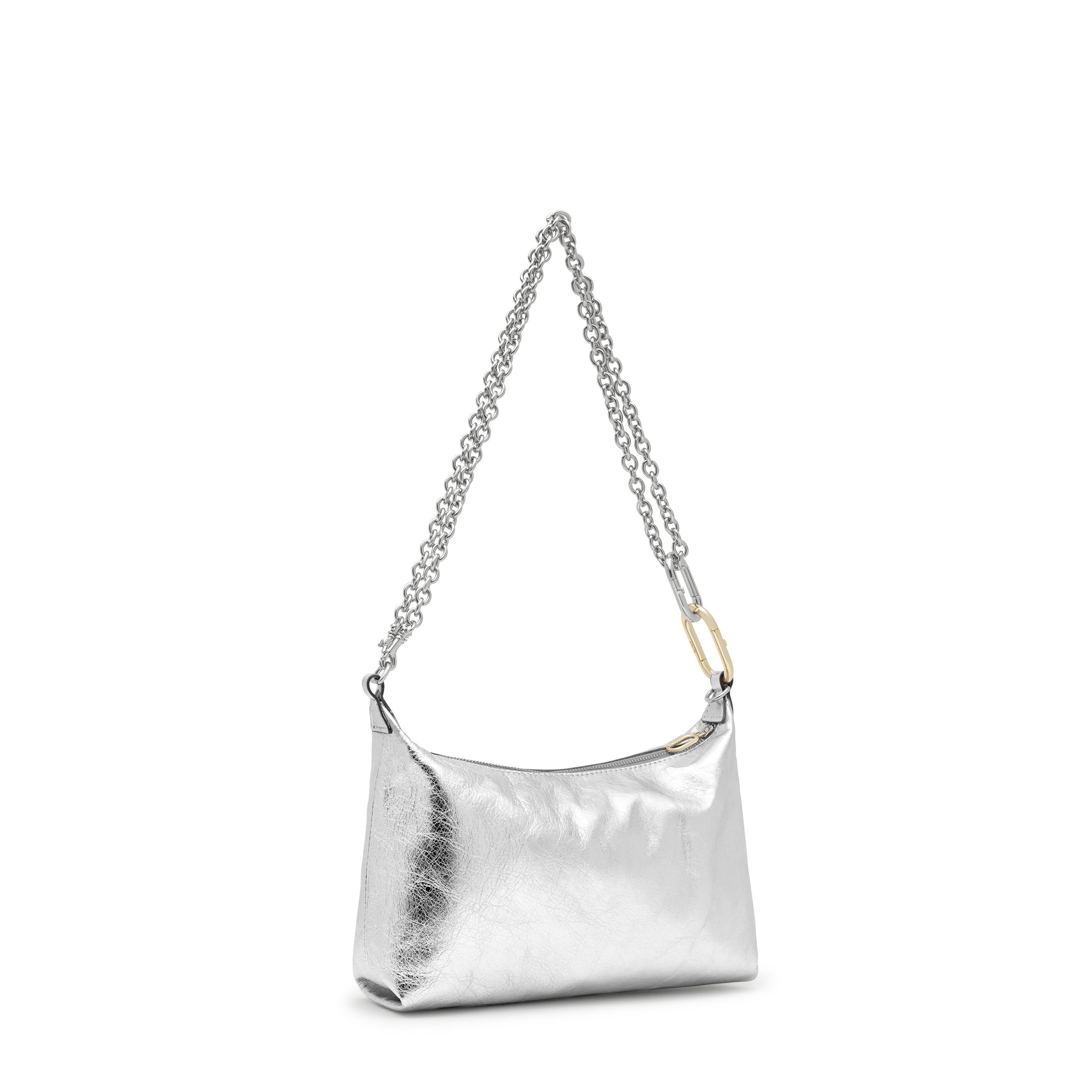 Silver-colored mini Crossbody bag TOUS Hold
