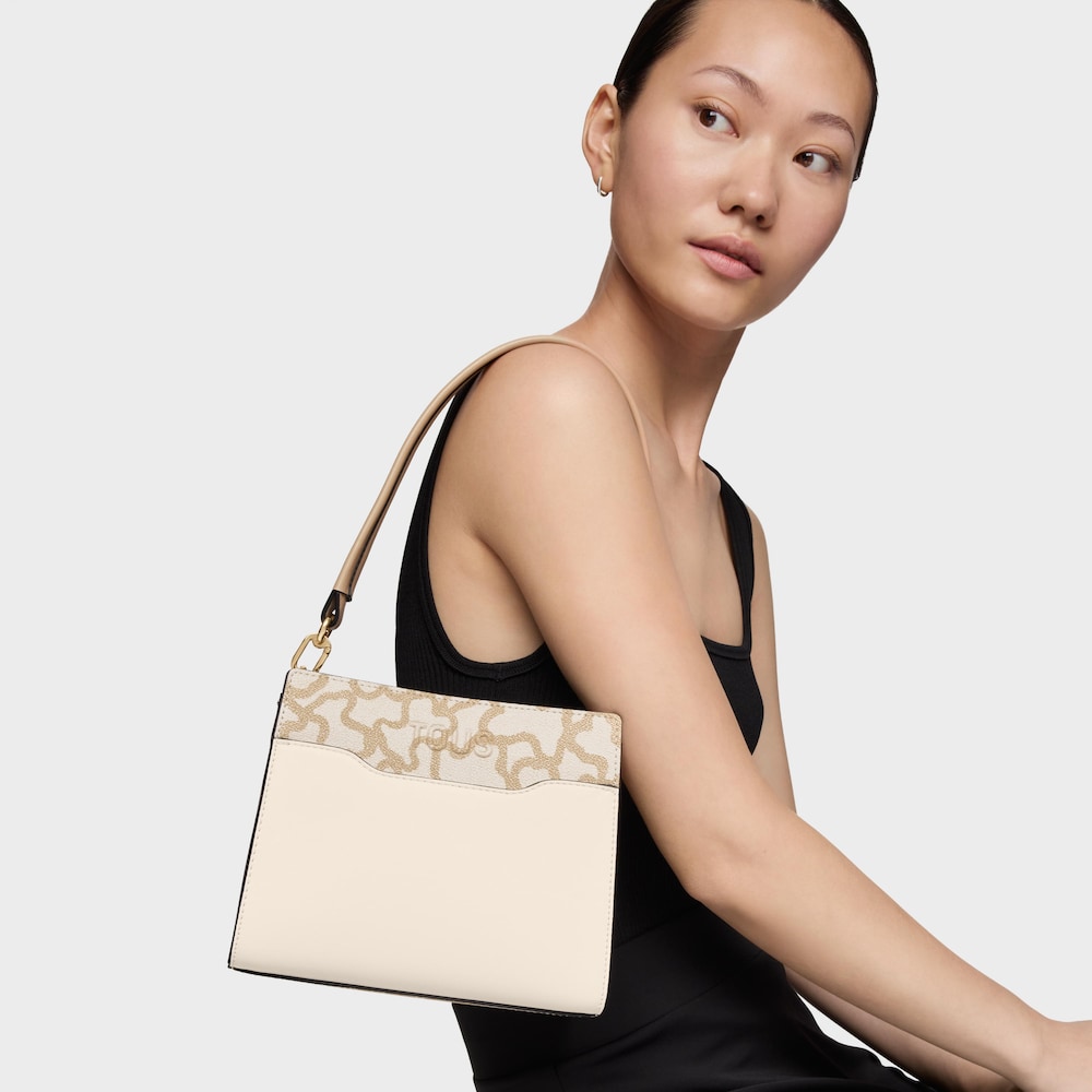 Shopper peque&ntilde;o marfil Kaos Icon