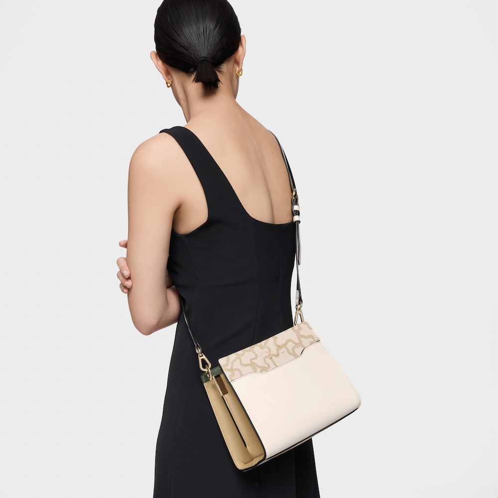 Shopper peque&ntilde;o marfil Kaos Icon