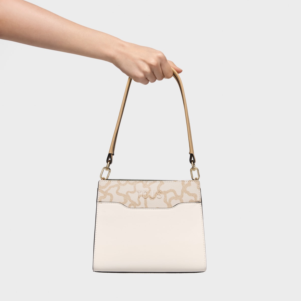 Small ivory-colored Shopping bag Kaos Icon