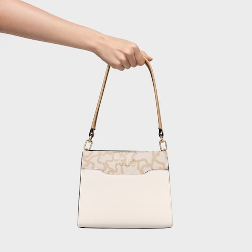 Shopper pequeño marfil Kaos Icon