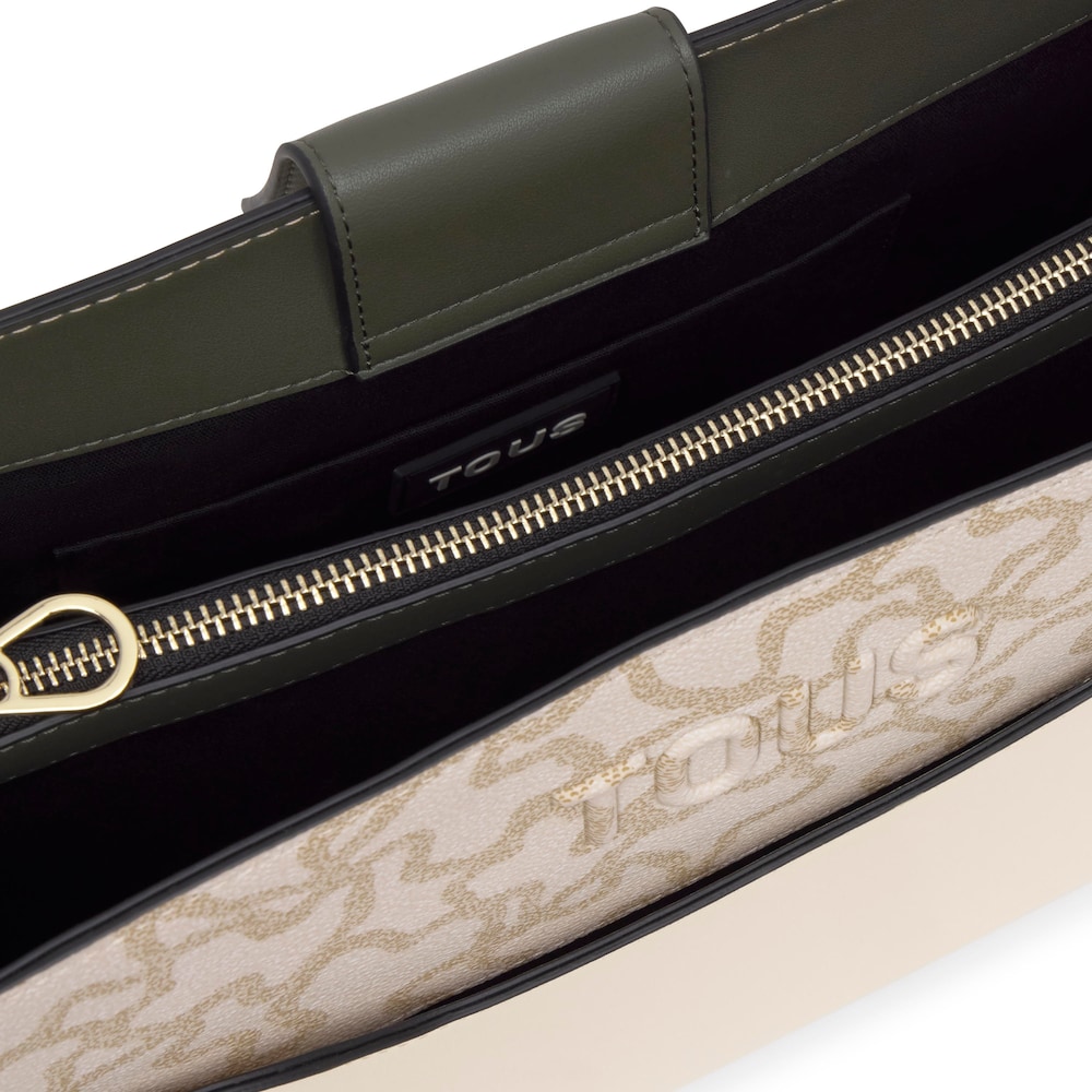 Medium ivory-colored Shopping bag Kaos Icon