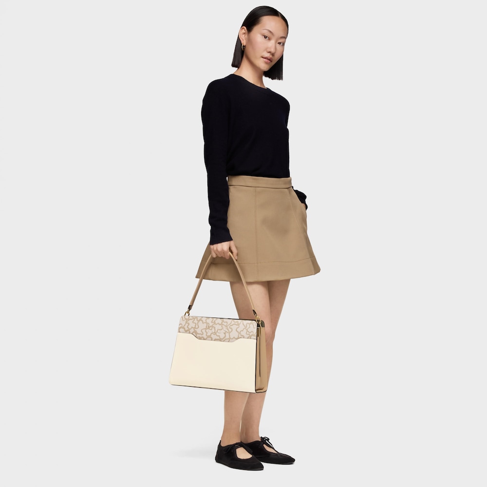Medium ivory-colored Shopping bag Kaos Icon