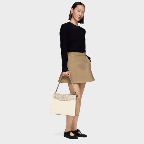 Shopper mediano marfil Kaos Icon
