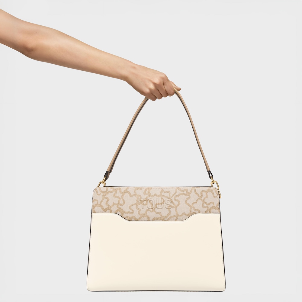 Medium ivory-colored Shopping bag Kaos Icon