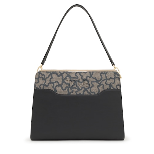 Shopper mediano negro Kaos Icon