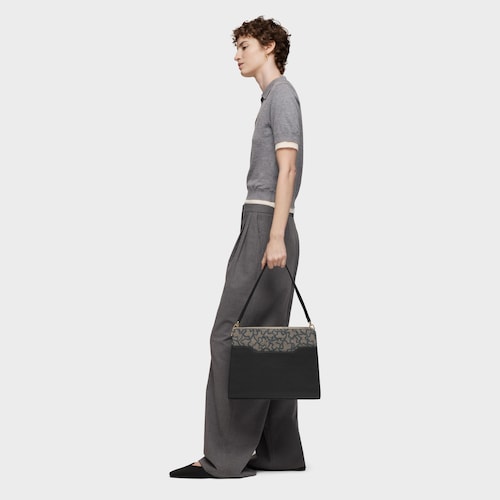 Shopper mediano negro Kaos Icon