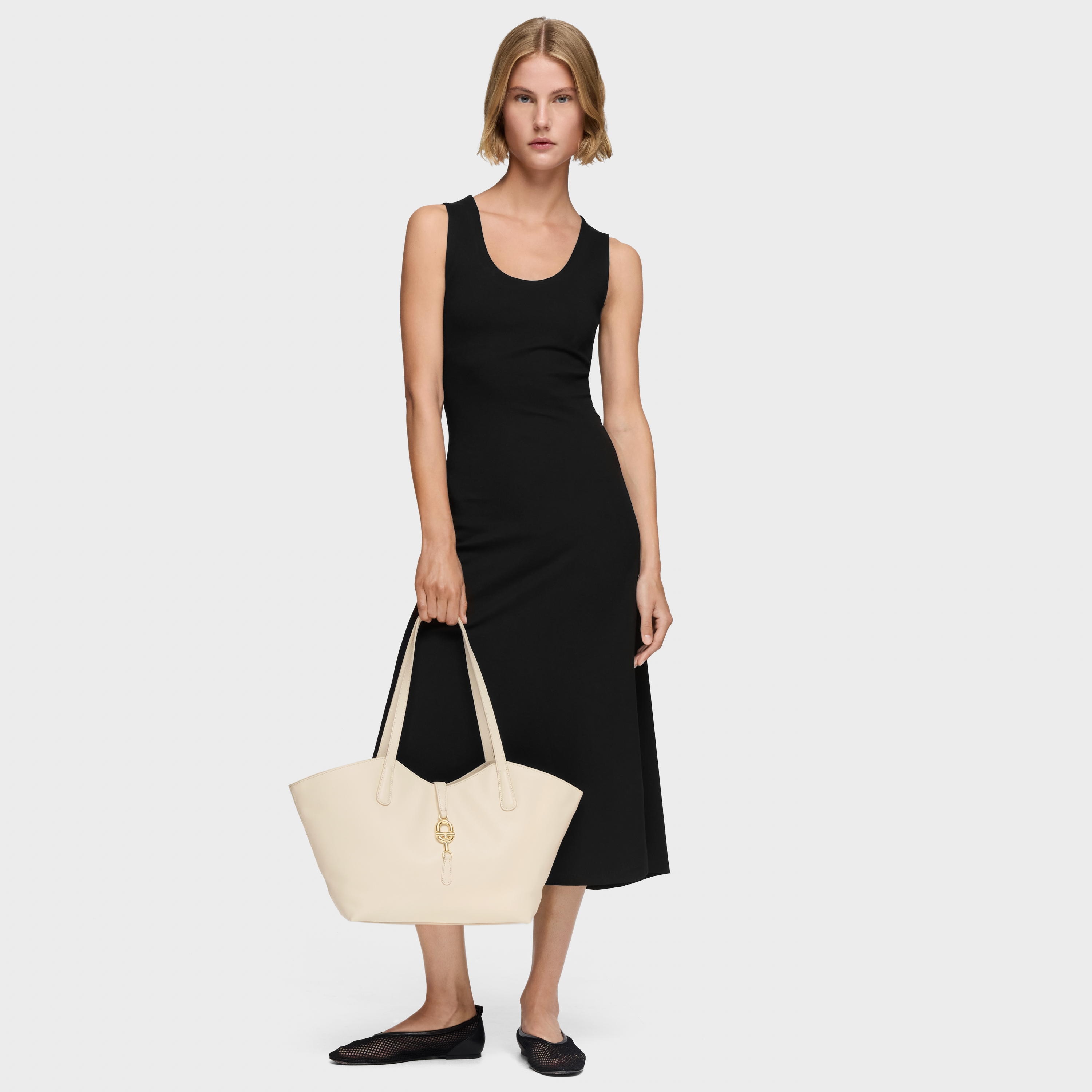 Medium beige leather Tote bag TOUS MANIFESTO