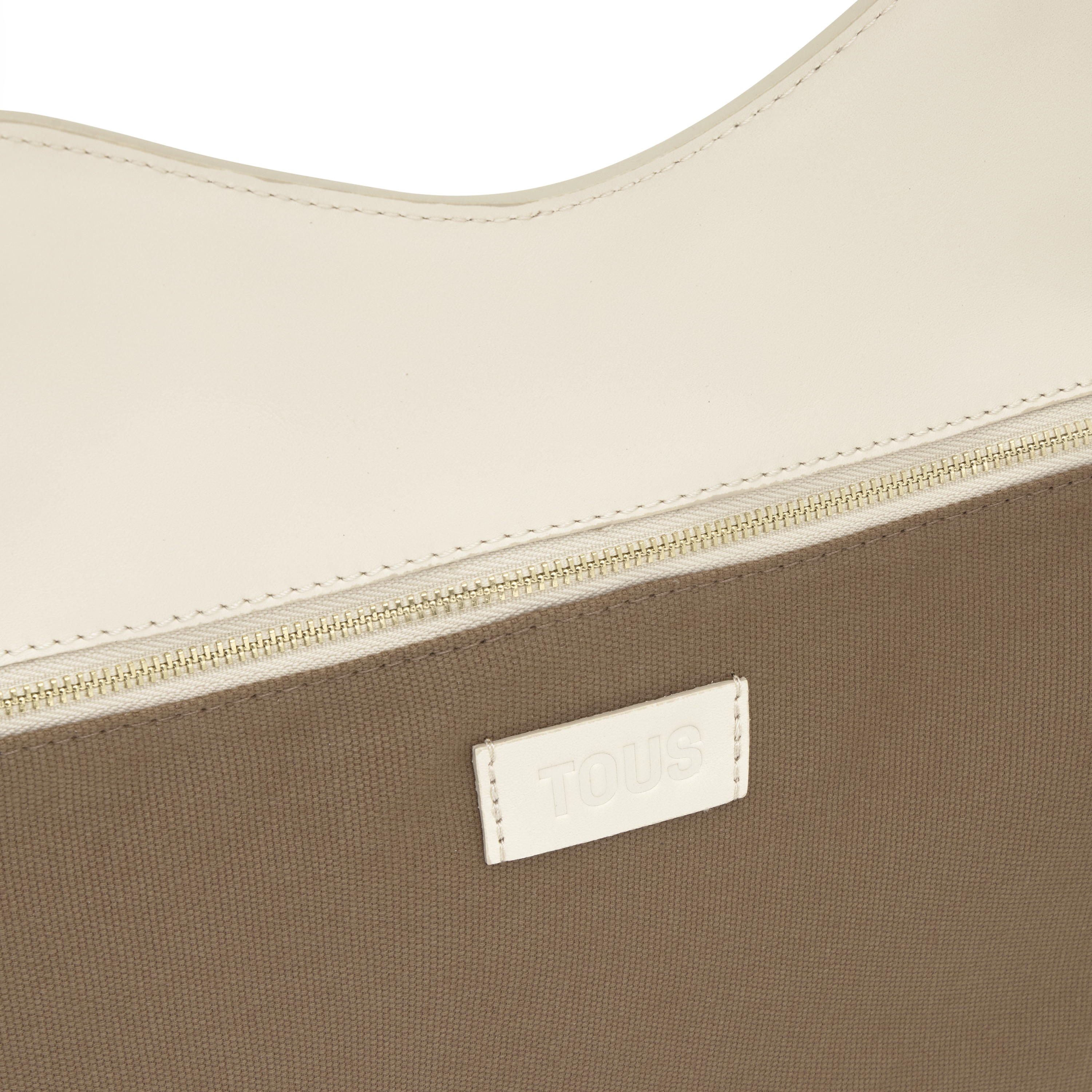 Medium beige leather Tote bag TOUS MANIFESTO