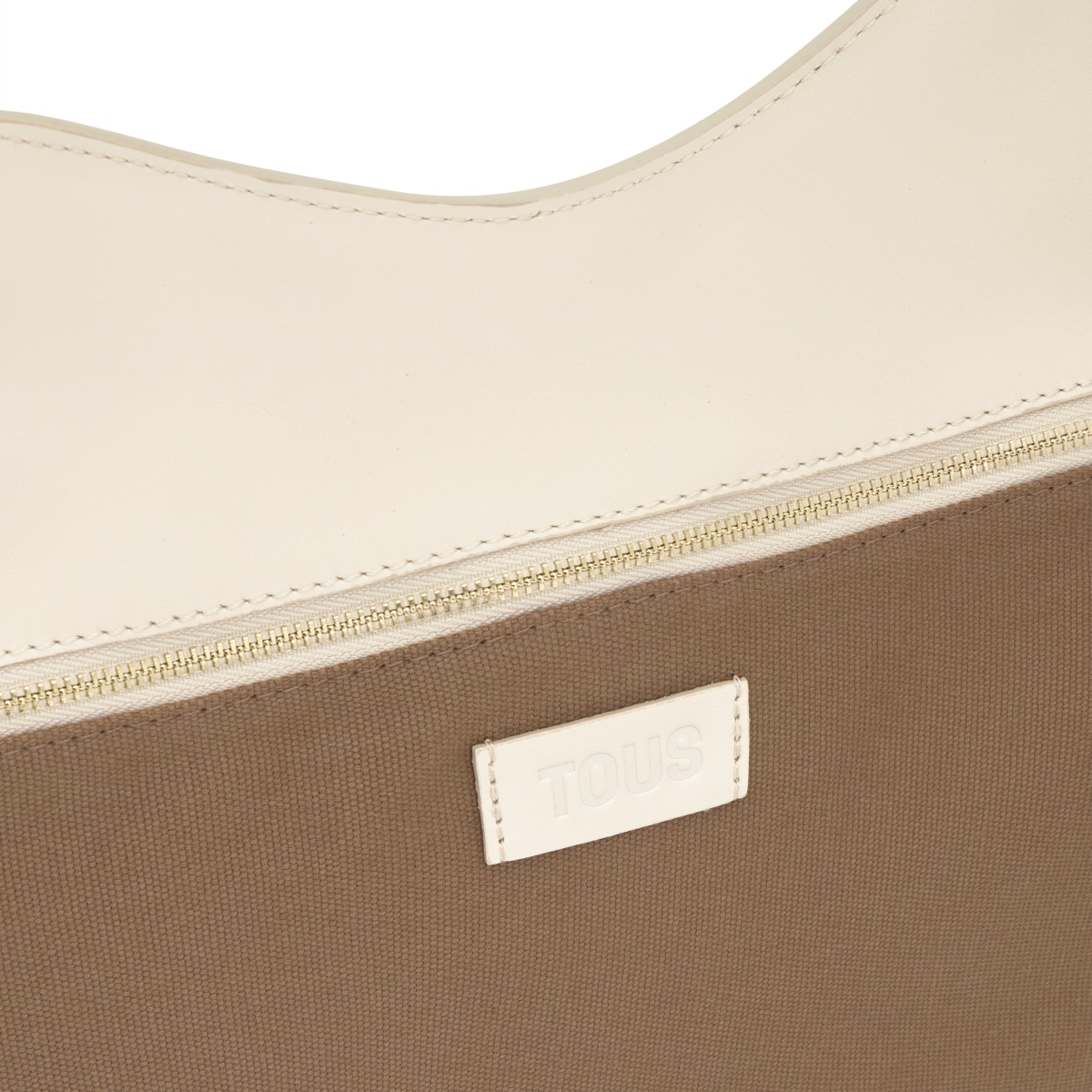 Medium beige leather Tote bag TOUS MANIFESTO