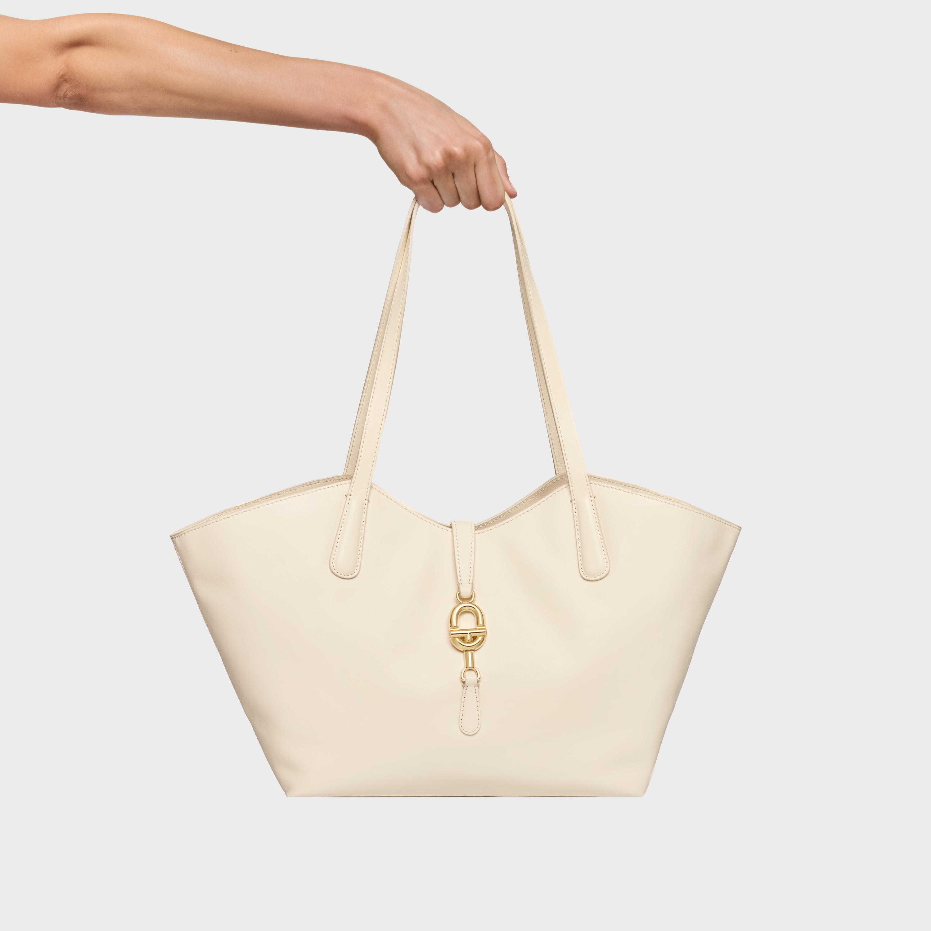 Medium beige leather Tote bag TOUS MANIFESTO