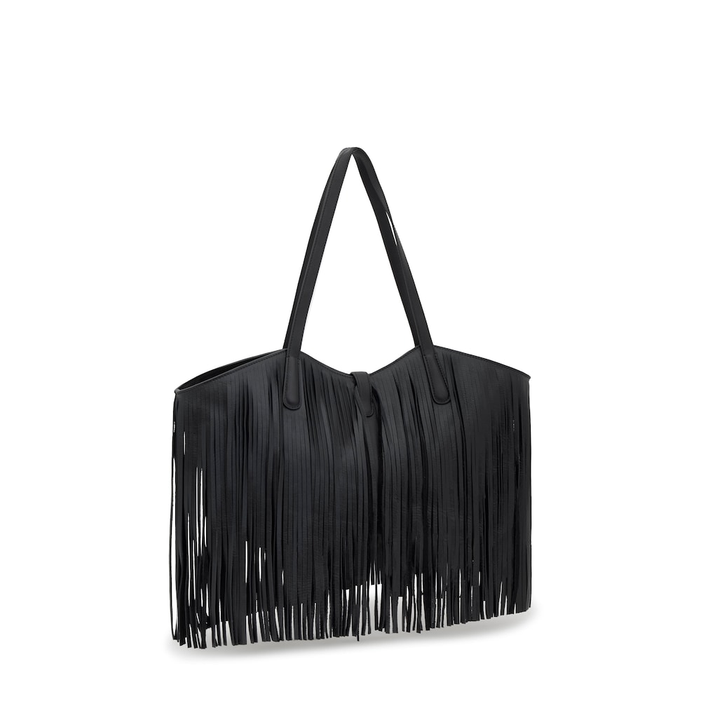 Medium black leather fringed Tote bag TOUS MANIFESTO Medium black leather fringed Tote bag TOUS MANIFESTO