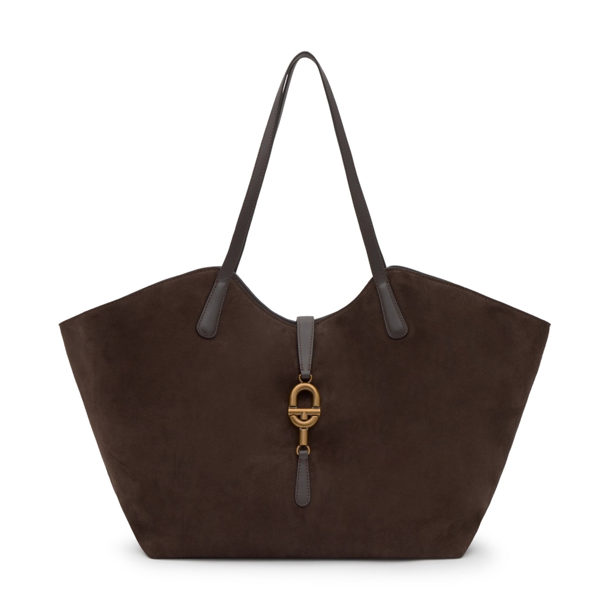 Tous - Capazo Grande De Piel Marrón Oscuro Tous Manifesto - Marrón Oscuro