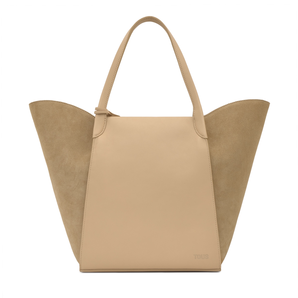Large sand-colored Tote bag TOUS Tulip