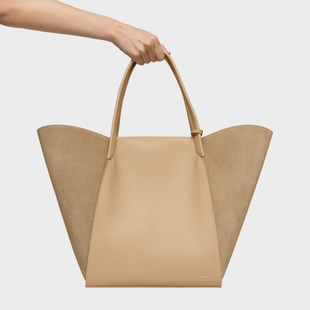Large sand-colored Tote bag TOUS Tulip Large sand-colored Tote bag TOUS Tulip