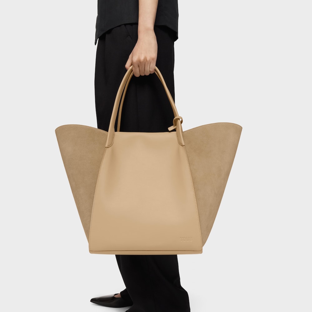 Large sand-colored Tote bag TOUS Tulip Large sand-colored Tote bag TOUS Tulip