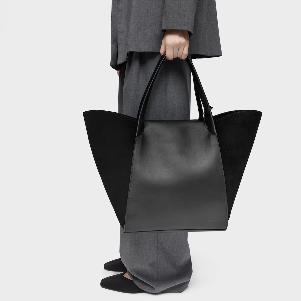 Large black Tote bag TOUS Tulip Large black Tote bag TOUS Tulip