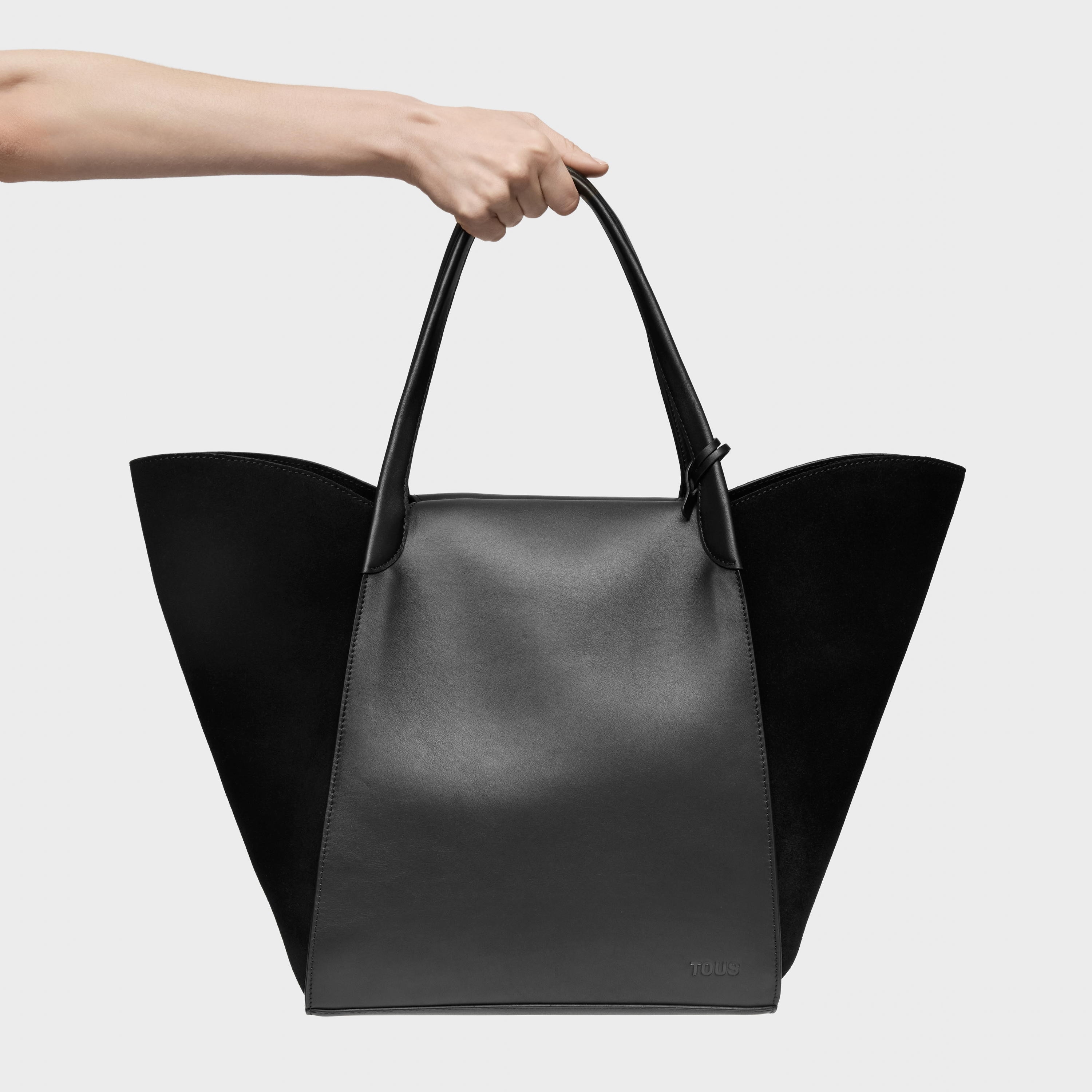 Large black Tote bag TOUS Tulip