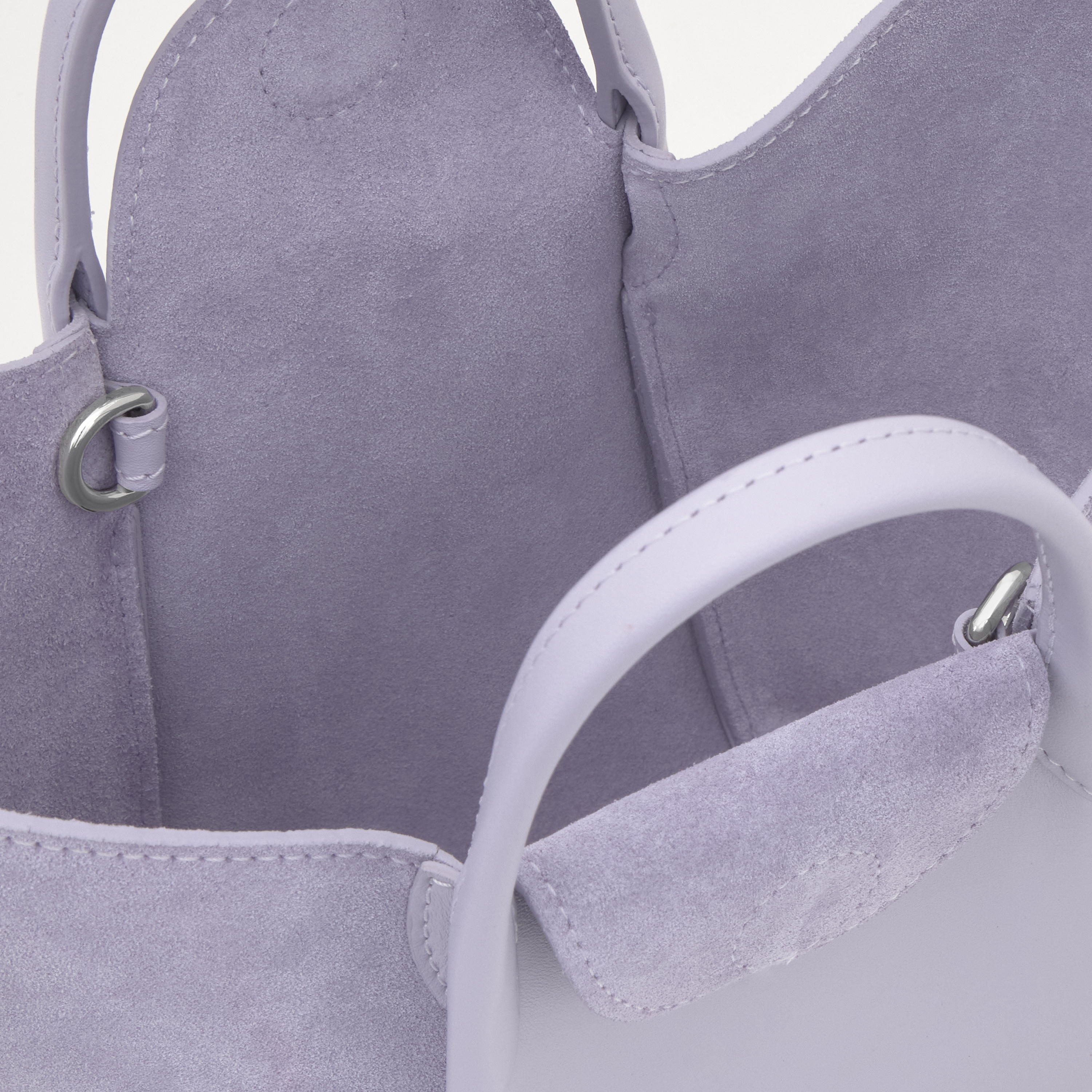 Small mauve leather Tote bag TOUS Tulip