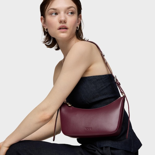 Burgundy Shoulder bag TOUS City image number 0