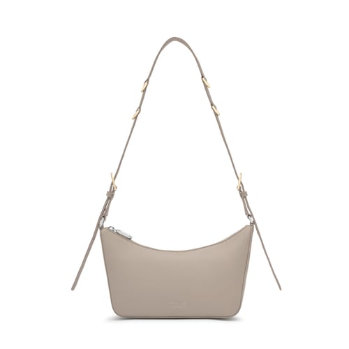 Taupe-colored Shoulder bag TOUS City