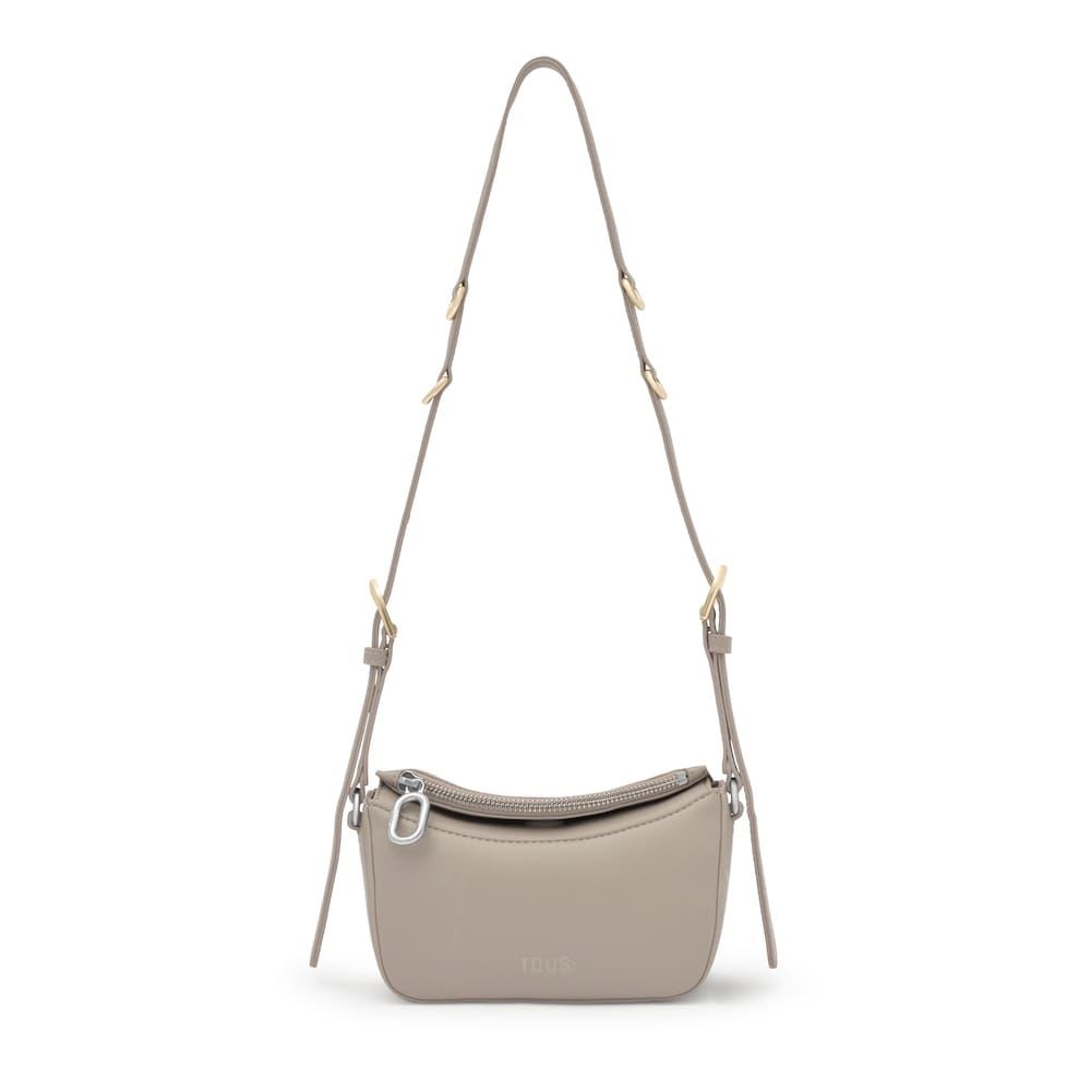 Mala de tiracolo pequena na cor toupeira TOUS City