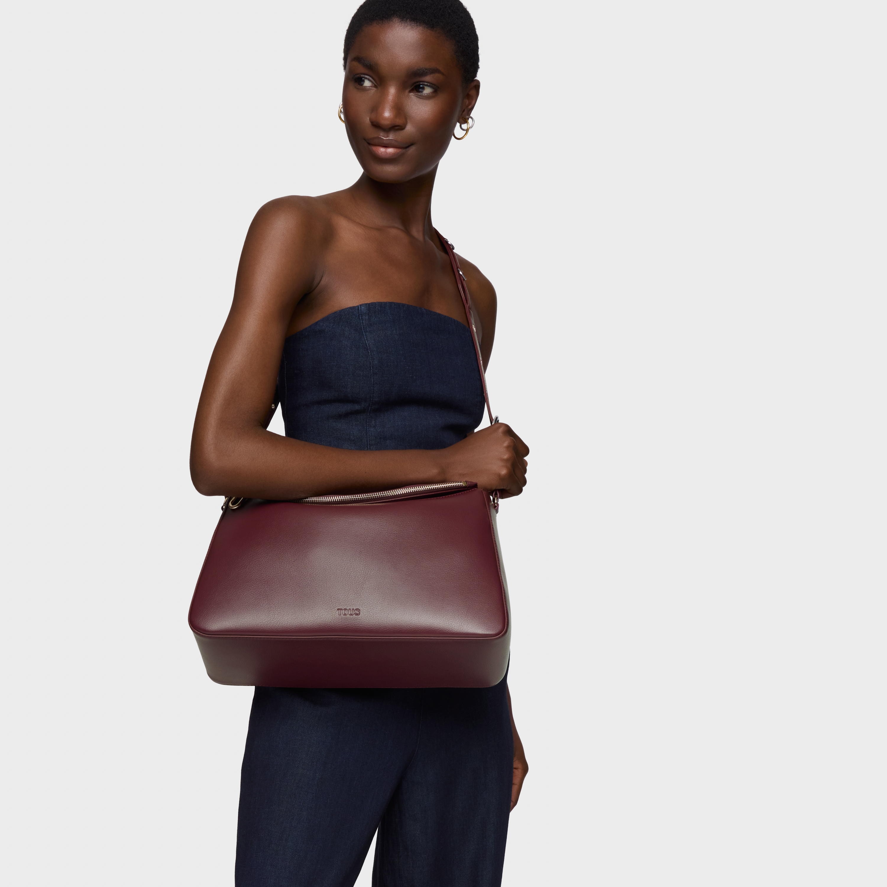 Burgundy Shoulder bag TOUS City