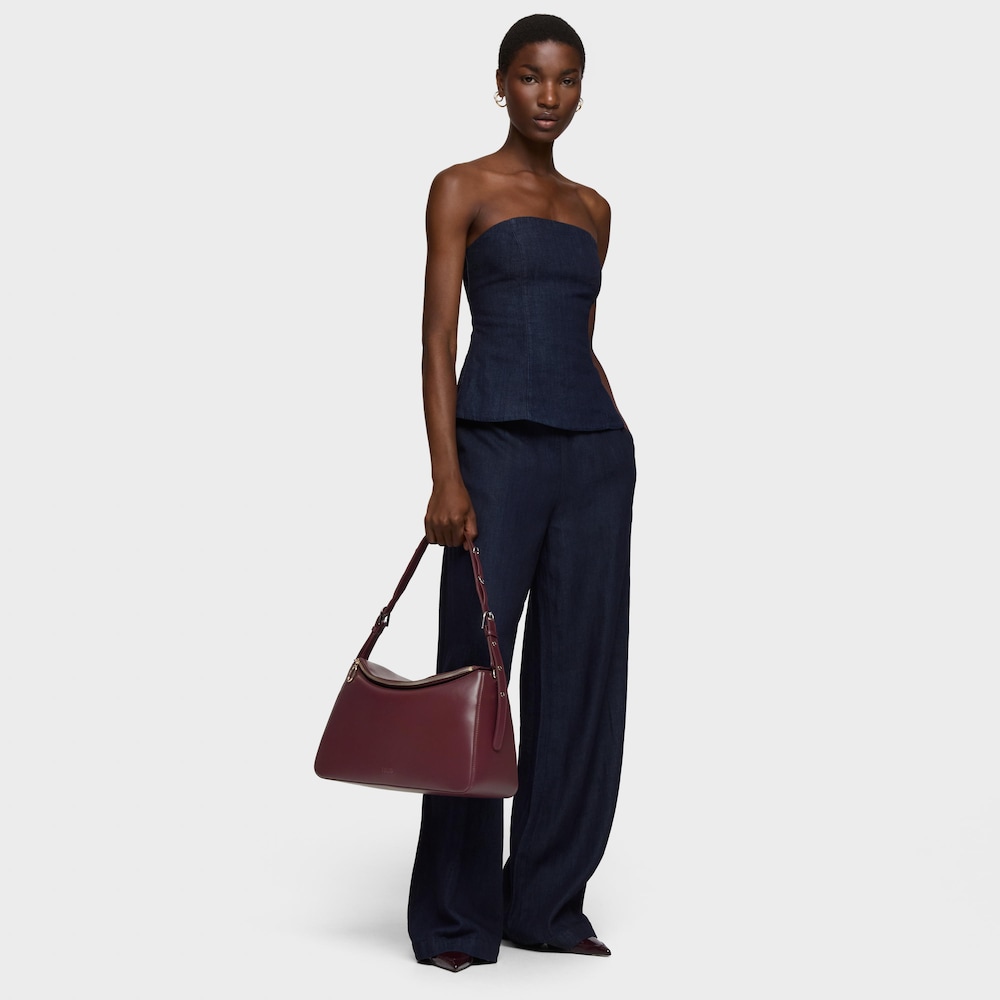 Borsa a tracolla bordeaux TOUS City