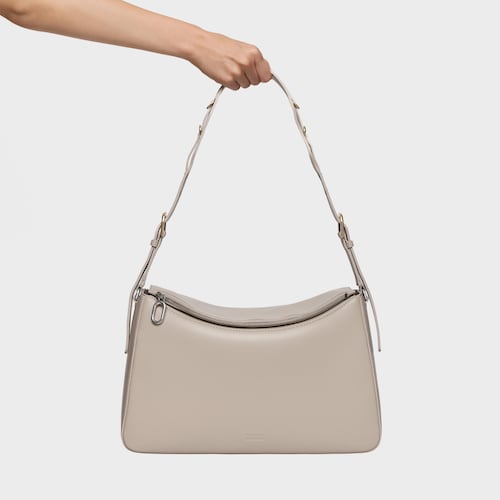 Taupe-colored Shoulder bag TOUS City