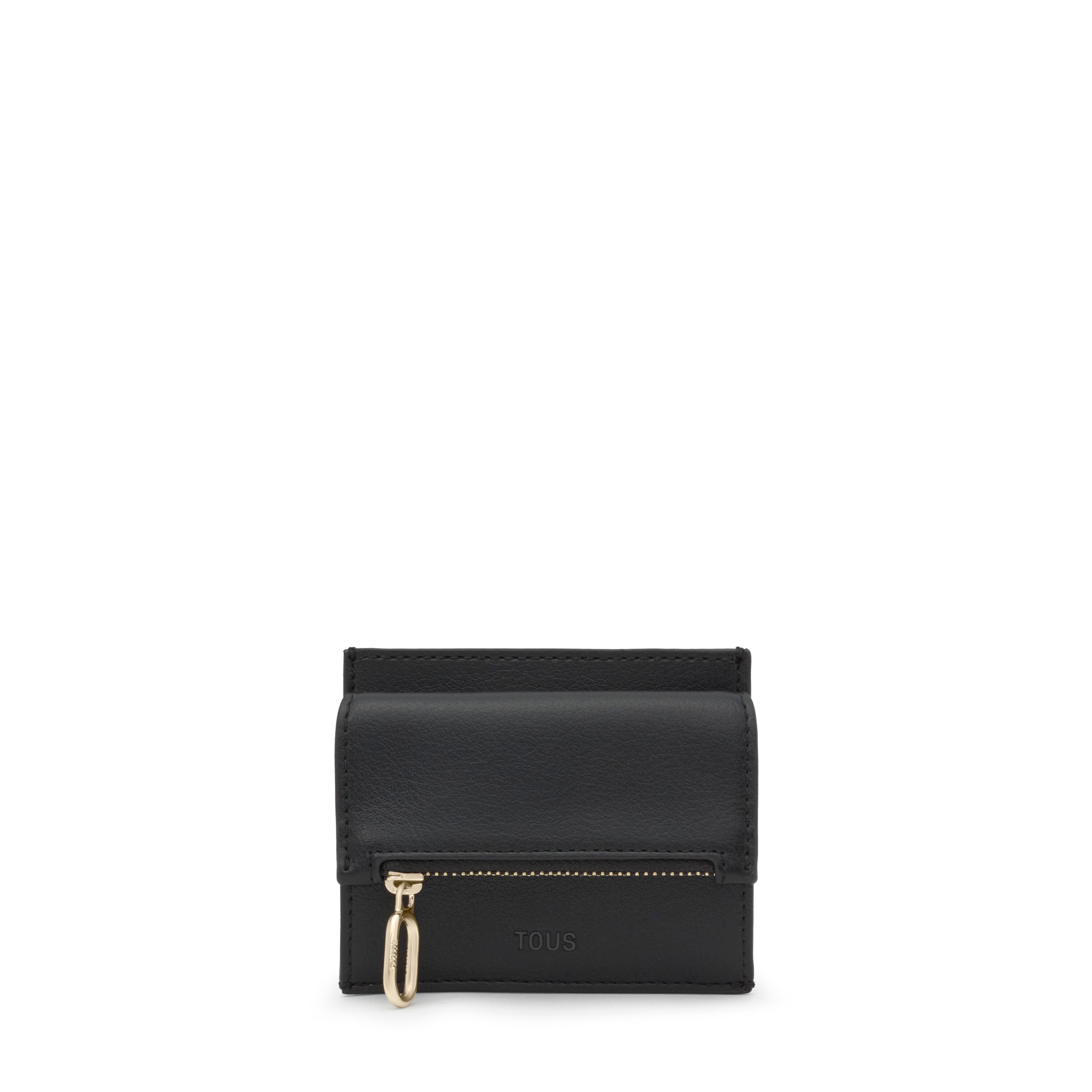 Black flap Change purse-card holder TOUS City | TOUS