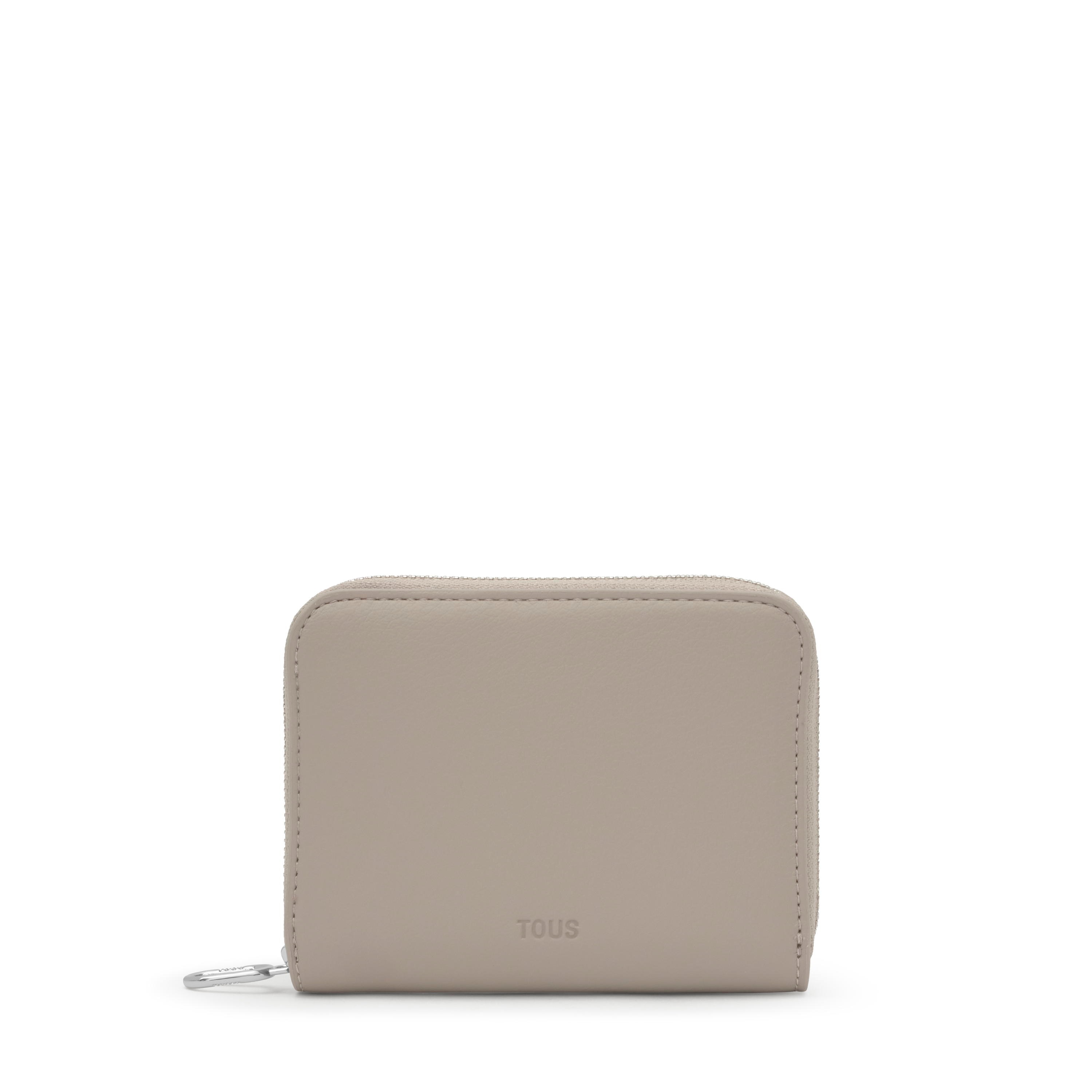 Medium taupe-colored Wallet TOUS City