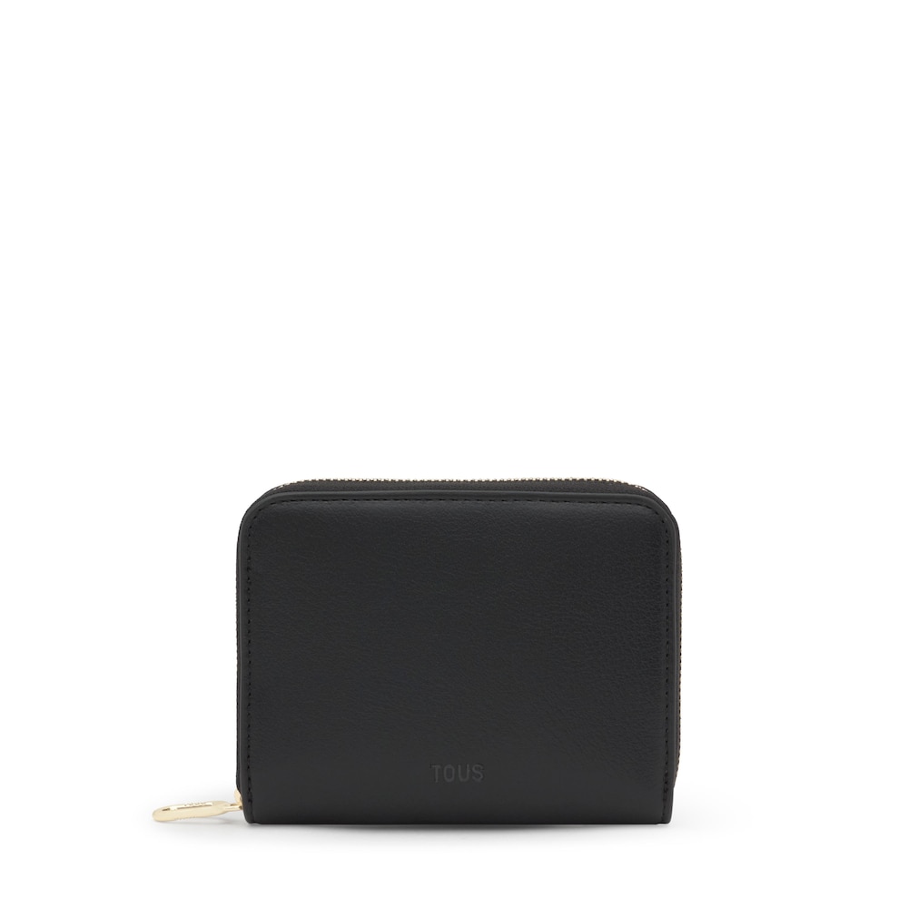 Středně velk&aacute; čern&aacute; Peněženka TOUS City