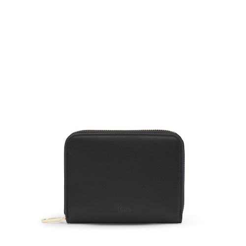 Billetera mediana negra TOUS City
