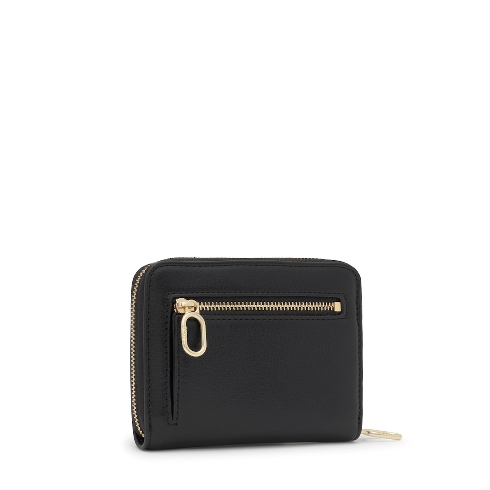 Středně velk&aacute; čern&aacute; Peněženka TOUS City