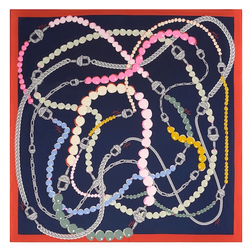 Square orange Scarf TOUS Manifesto