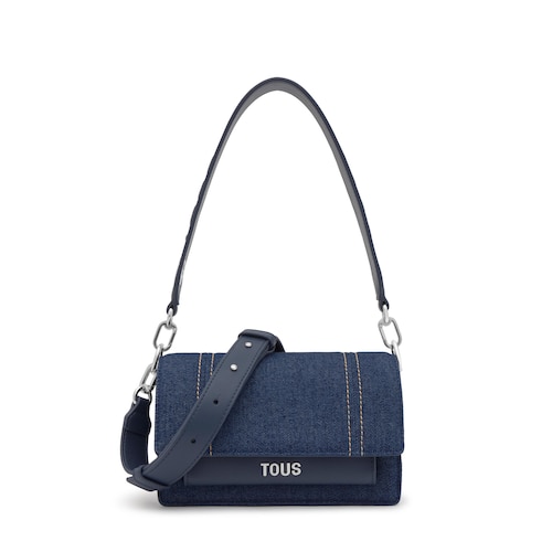 Malá modrá denimová Crossbody kabelka Audree