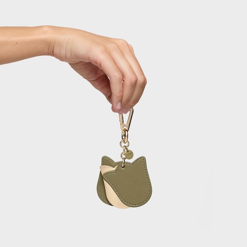 Llavero verde oliva Triple Tulip