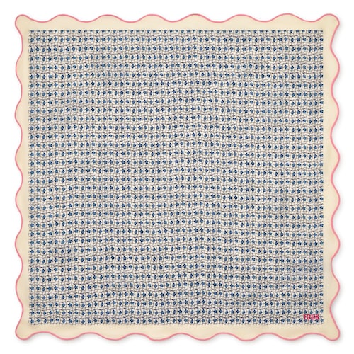 Pa&ntilde;uelo cuadrado beige Mini Daisy