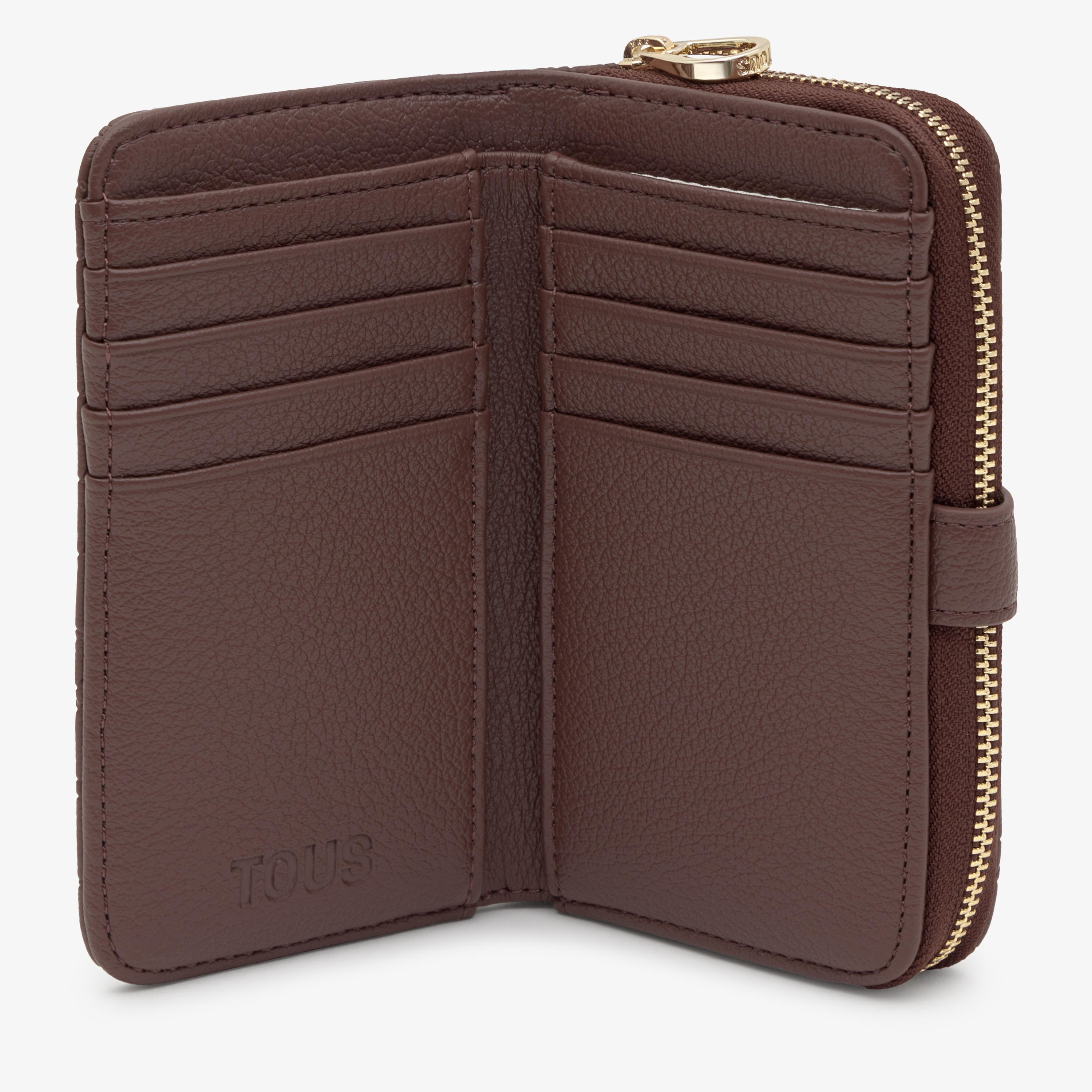 Medium brown Wallet TOUS Bridge Puffy Bear